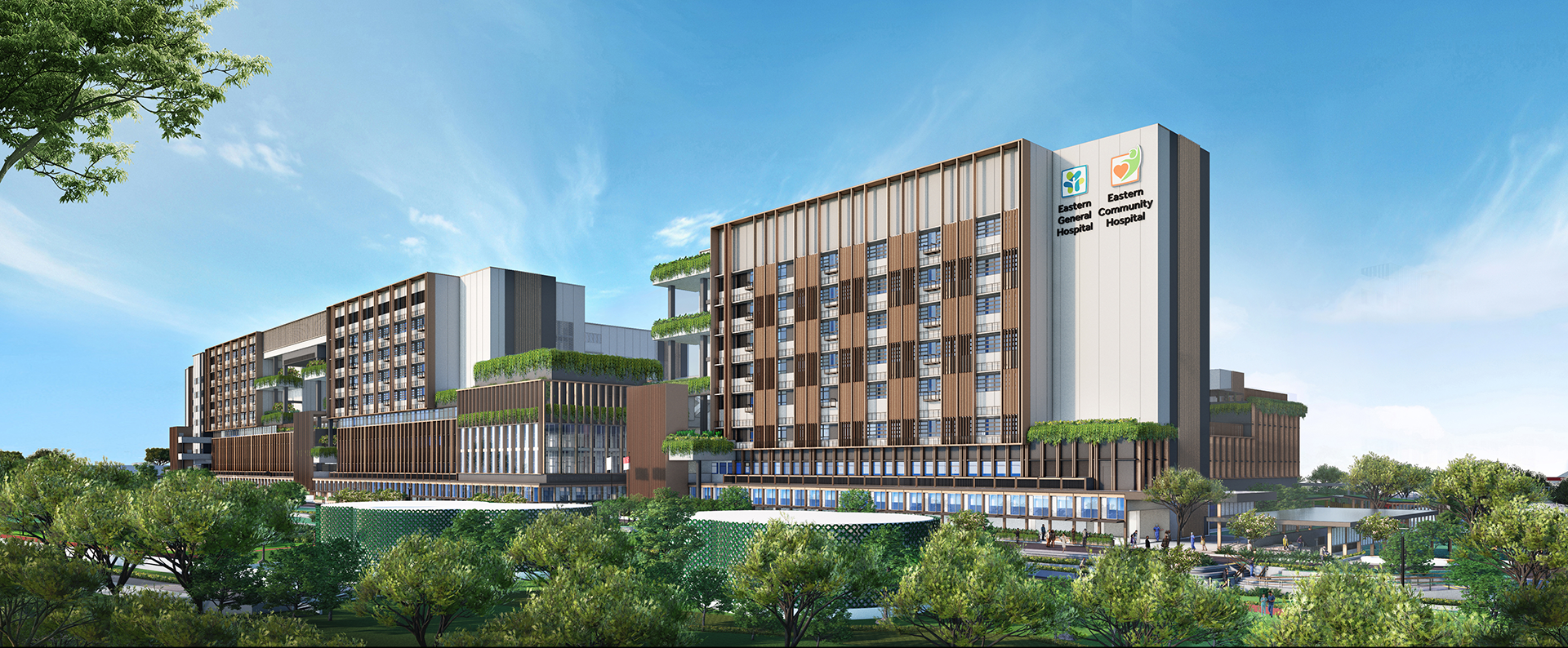 Artist’s impression of the new Eastern General Hospital Campus in Bedok North.
